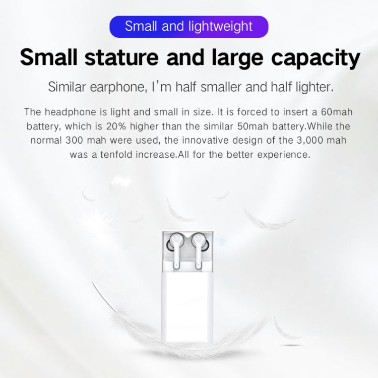 G9 Bluetooth 5.0 HIFI 3D Stereo Wireless Earphone (White) - Bluetooth Earphone by buy2fix | Online Shopping UK | buy2fix