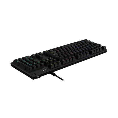 Logitech G512 RGB C-axis Mechanical Wired Gaming Keyboard, Length: 1.8m (Black) - Wired Keyboard by Logitech | Online Shopping UK | buy2fix