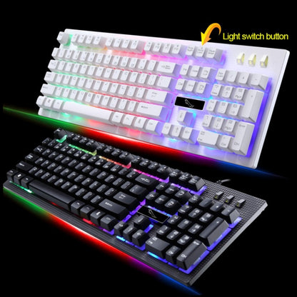 ZGB G20 104 Keys USB Wired Mechanical Feel Glowing Computer Keyboard Gaming Keyboard(Black) - Wired Keyboard by buy2fix | Online Shopping UK | buy2fix