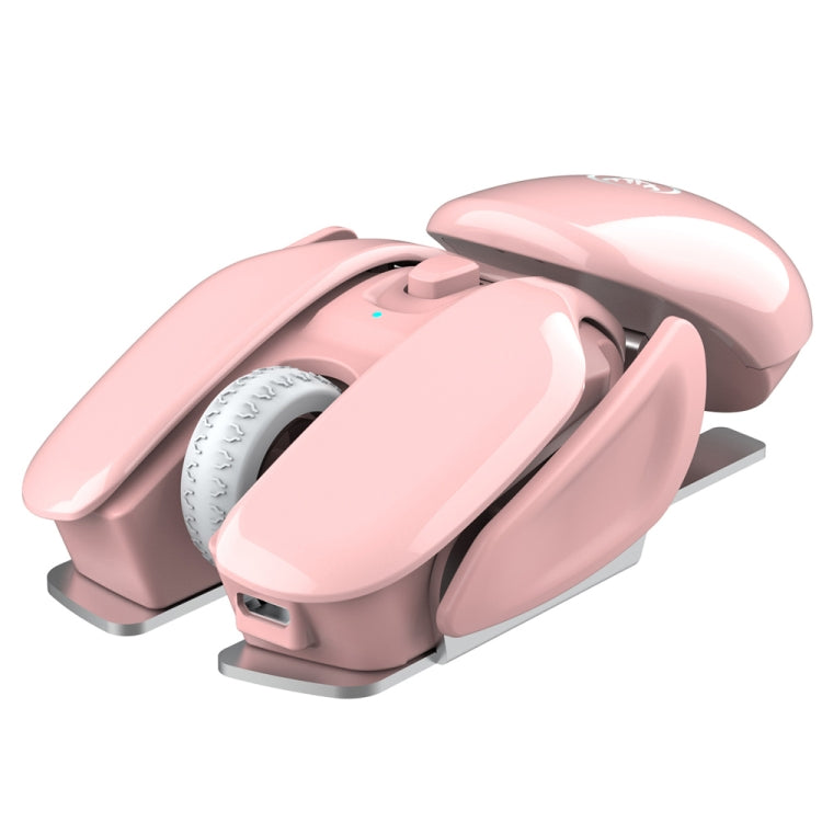 HXSJ T37 2.4GHz 1600dpi 3-modes Adjustable Wireless Mute Mouse (Pink) - Computer & Networking by HXSJ | Online Shopping UK | buy2fix