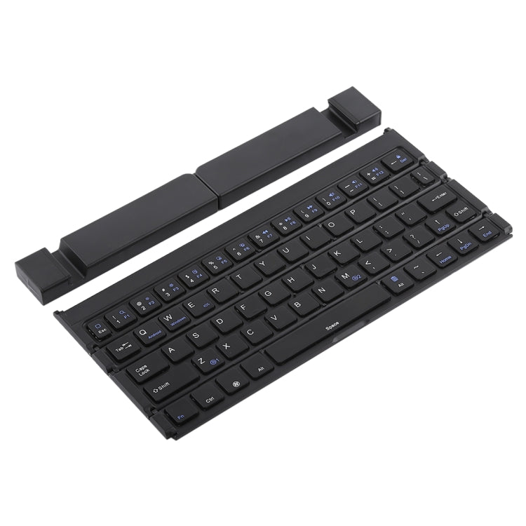 GK808 Ultra-thin Foldable Bluetooth V3.0 Keyboard, Built-in Holder, Support Android / iOS / Windows System(Black) - Wireless Keyboard by buy2fix | Online Shopping UK | buy2fix