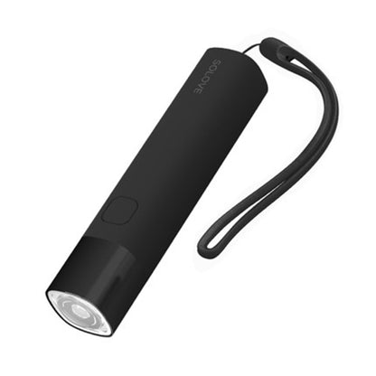 Original Xiaomi Youpin SOLOVE LED Flashlight 3000mAh USB Multi-function Portable Lighting(Black) - LED Light by Xiaomi | Online Shopping UK | buy2fix