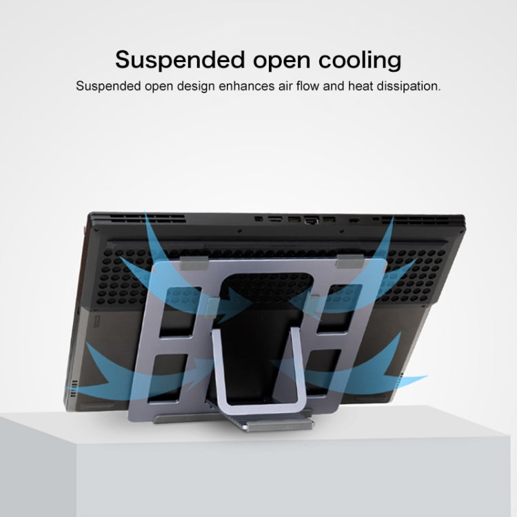 Lenovo Z2 LEGION Aluminum Alloy Laptop Cooling Bracket Heat Dissipation Holder for Y7000 / Y7000P / Y9000K(Grey) - Computer & Networking by Lenovo | Online Shopping UK | buy2fix