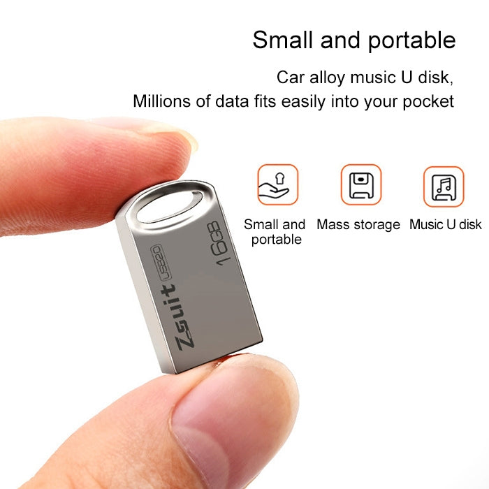 Zsuit 32GB USB 2.0 Mini Metal Ring Shape USB Flash Disk - USB Flash Drives by buy2fix | Online Shopping UK | buy2fix