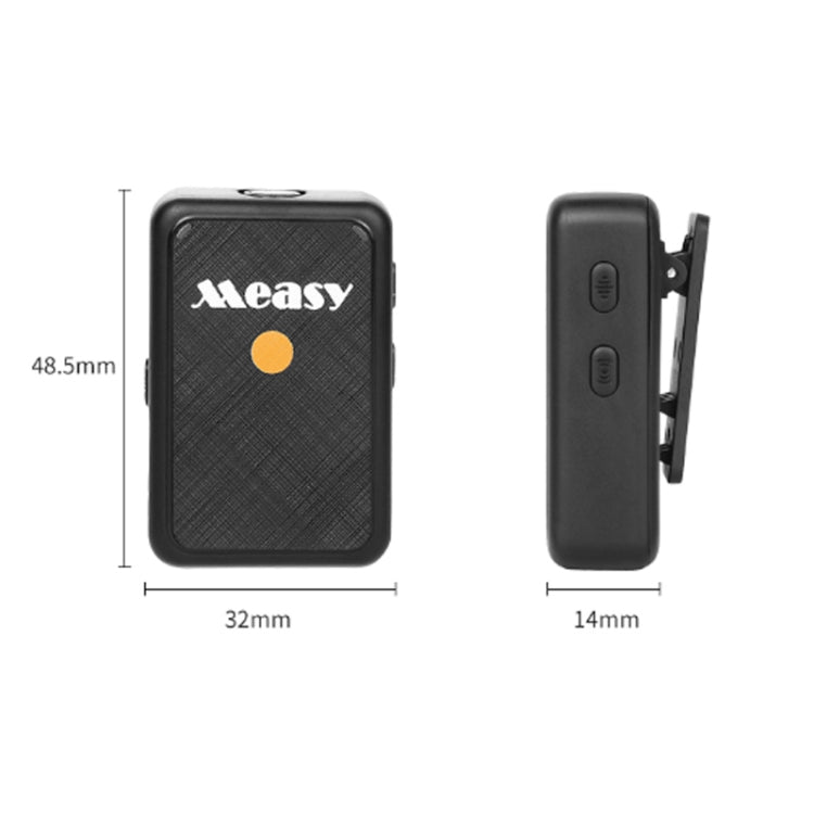 Measy V82 Wireless Recording Lavalier Microphone - Microphone by Measy | Online Shopping UK | buy2fix