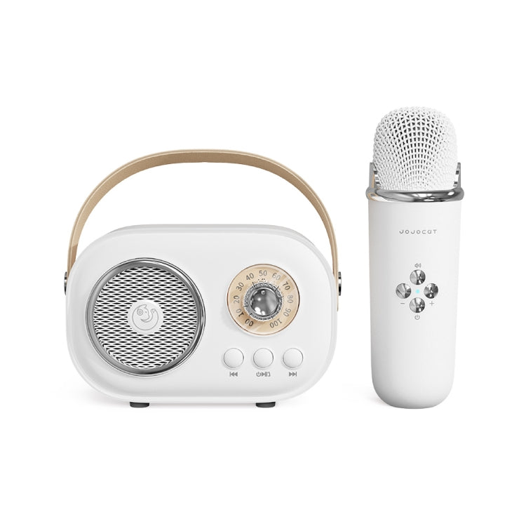 C20 Plus Multifunctional Karaoke Bluetooth Speaker With Microphone (White) - Microphone by buy2fix | Online Shopping UK | buy2fix