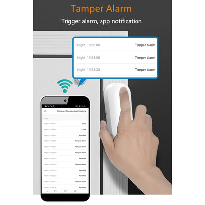 PB-69W WIFI Smart Wireless Magnetic Door and Window Sensor - Security by buy2fix | Online Shopping UK | buy2fix