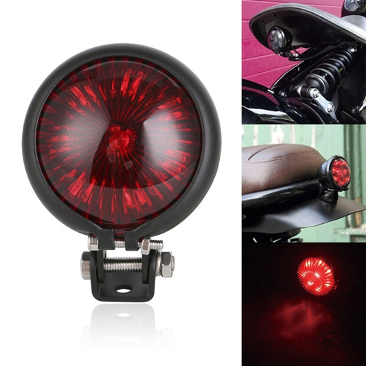Speedpark 12V Motorcycle Modified Tail Light Brake Light for Harley(Black Red) - Signal Lights by Speedpark | Online Shopping UK | buy2fix