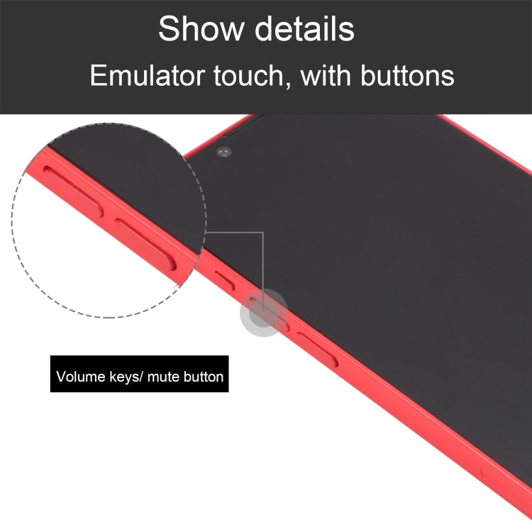 For iPhone 14 Black Screen Non-Working Fake Dummy Display Model(Red) - For iPhone & iPad by buy2fix | Online Shopping UK | buy2fix