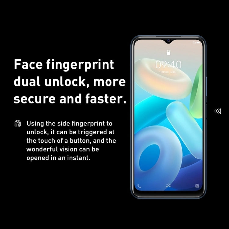 vivo Y32 4G, 4GB+128GB, Dual Back Cameras, Side Fingerprint Identification, 5000mAh Battery, 6.51 inch Android 11.0 OriginOS 1.0 Snapdragon 680 Octa Core up to 2.4GHz, OTG, Network: 4G(Blue) - vivo by vivo | Online Shopping UK | buy2fix