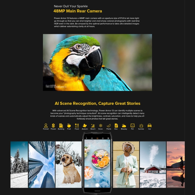 Ulefone Power Armor 13 Rugged Phone, Infrared Distance Measure, 8GB+128GB - Ulefone by Ulefone | Online Shopping UK | buy2fix