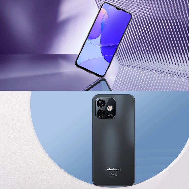 [HK Warehouse] Ulefone Note 16 Pro, 4GB+128GB, Dual Back Cameras, Face ID & Side Fingerprint Identification, 4400mAh Battery, 6.52 inch Android 13 Unisoc T606 Octa Core up to 1.6GHz, Network: 4G, Dual SIM, OTG (Black) - Ulefone by Ulefone | Online Shopping UK | buy2fix