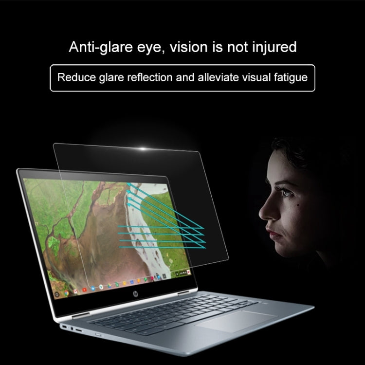 Laptop Screen HD Tempered Glass Protective Film for HP Chromebook x360 - 14-da0021nr 14 inch -  by buy2fix | Online Shopping UK | buy2fix