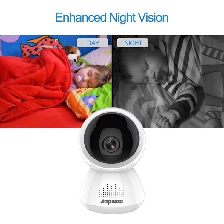 Anpwoo AP005 2.0MP 1080P 1/2.7 inch CMOS HD WiFi IP Camera, Support Motion Detection / Night Vision(White) - Security by Anpwoo | Online Shopping UK | buy2fix