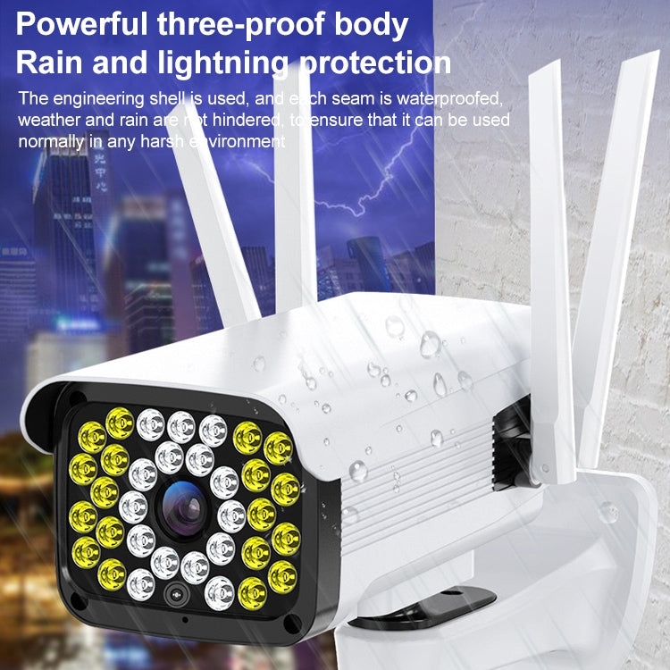 Difang DF-36Q Outdoor HD Surveillance IP Camera, Support Voice Intercom & Night Vision & Human Figure Detection & TF Card, WiFi + HD PTZ Rotation, US Plug - Bullet Camera by Difang | Online Shopping UK | buy2fix