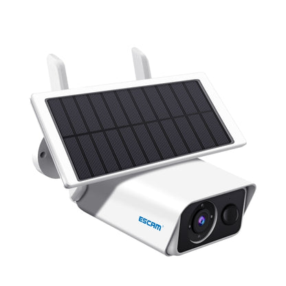 ESCAM QF180 H.265 3MP Solar Wifi IP Camera, Without Battery(White) - Security by ESCAM | Online Shopping UK | buy2fix