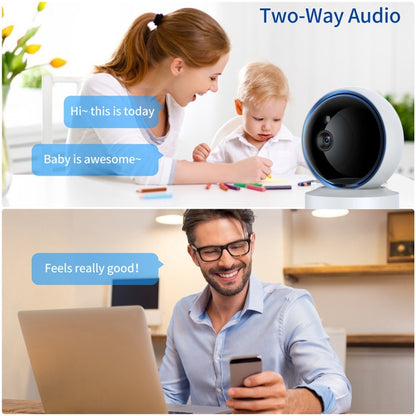 YT50-2 3.0MP 360 Rotation IP Camera WiFi Smart Security Camera, Support TF Card / Two-way Audio / Motion Detection / Night Vision(US Plug) - Security by buy2fix | Online Shopping UK | buy2fix