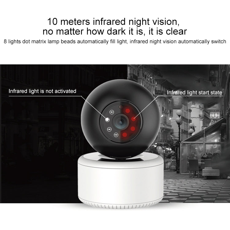 YT46 HD Wireless Indoor Network Shaking Head Camera, Support Motion Detection & Infrared Night Vision & Micro SD Card, US Plug - Security by buy2fix | Online Shopping UK | buy2fix