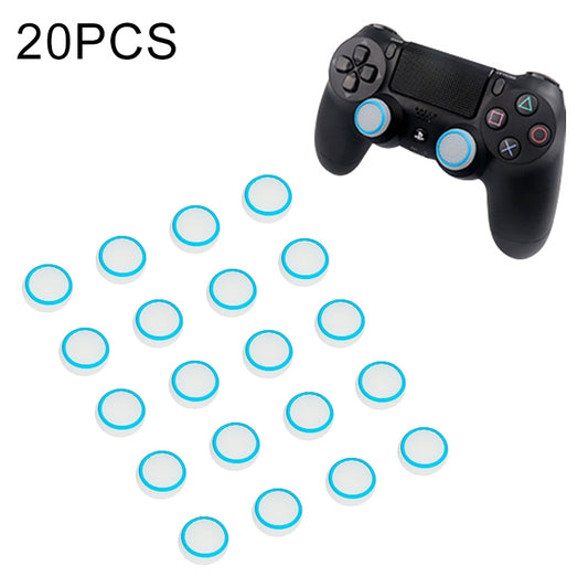 20 PCS Luminous Silicone Protective Cover for PS4 / PS3 / PS2 / XBOX360 / XBOXONE / WIIU Gamepad Joystick(Blue) - Cases by buy2fix | Online Shopping UK | buy2fix