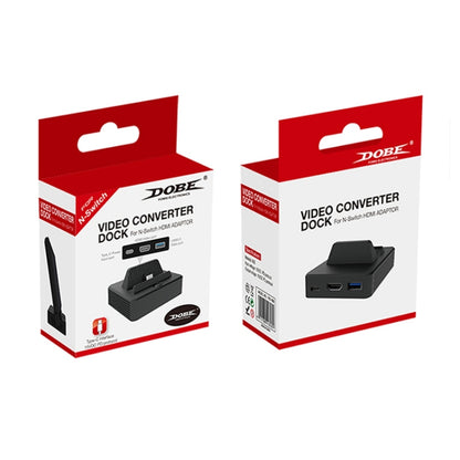 DOBE TNS-1828 HDMI TV Video Converter Dock Charger Adapter for Nintendo Switch(Black) - Toys & Hobbies by DOBE | Online Shopping UK | buy2fix