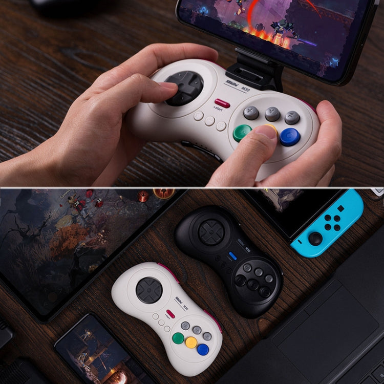 8BitDo M30 Bluetooth Gamepad for Nintendo Switch, Mac OS, Android, Steam, Windows (White) - Controller Gamepad by 8BitDo | Online Shopping UK | buy2fix