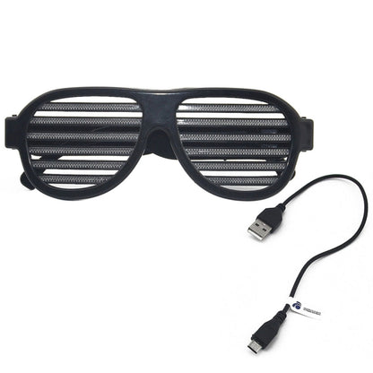 LED-CM03 LED Musical Shades Sound & Music Active LED Party Glasses with USB Charger - Glow Party Supplies by buy2fix | Online Shopping UK | buy2fix