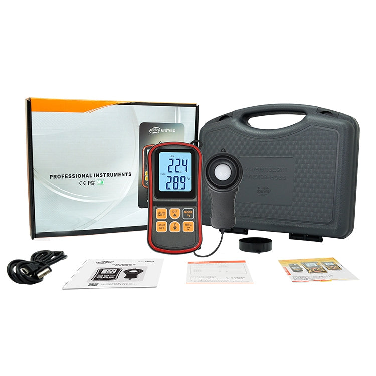 BENETECH GM1030 Portable Split Digital Illuminometer LUX Meter - Consumer Electronics by BENETECH | Online Shopping UK | buy2fix