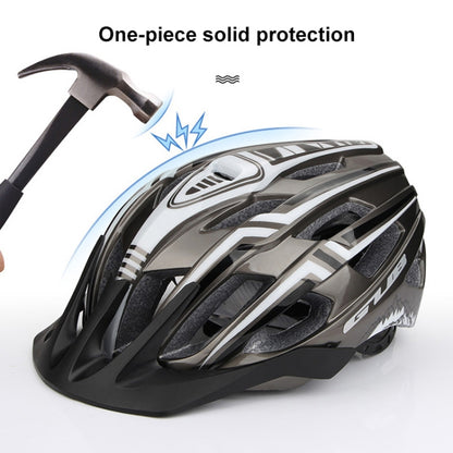 GUB A2 Unisex Bicycle Helmet With Tail Light(Titanium Color) - Protective Helmet & Masks by GUB | Online Shopping UK | buy2fix