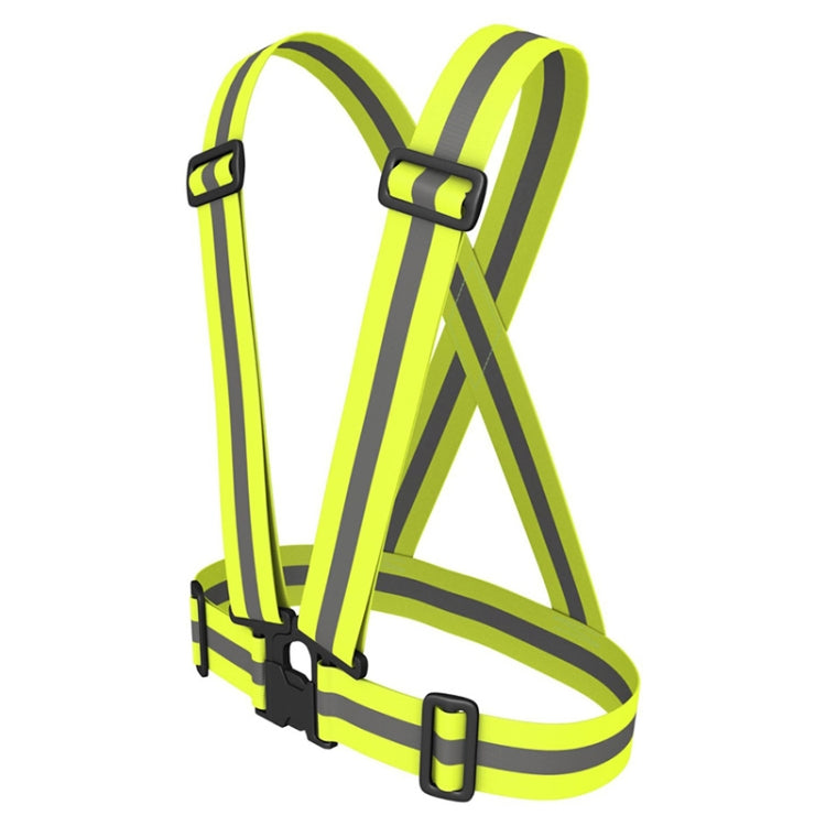 Night Riding Running Reflective Safety Vest (Neon Green) - Reflective Safety Clothing by buy2fix | Online Shopping UK | buy2fix