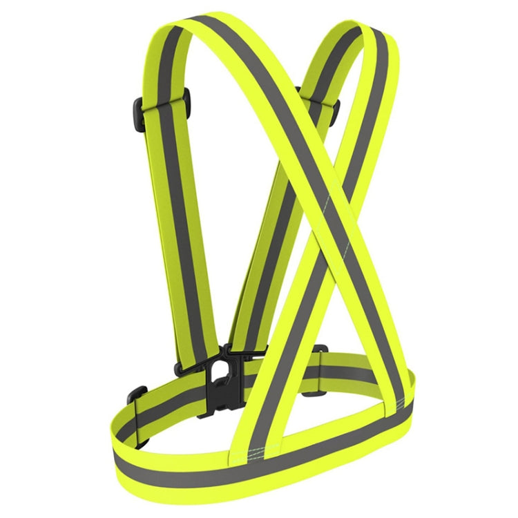 Night Riding Running Reflective Safety Vest (Neon Green) - Reflective Safety Clothing by buy2fix | Online Shopping UK | buy2fix