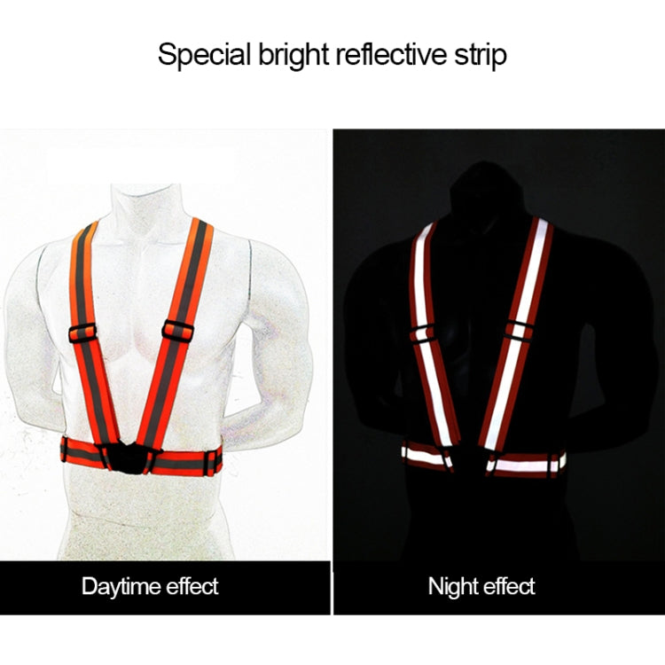 Night Riding Running Reflective Safety Vest (Neon Green) - Reflective Safety Clothing by buy2fix | Online Shopping UK | buy2fix