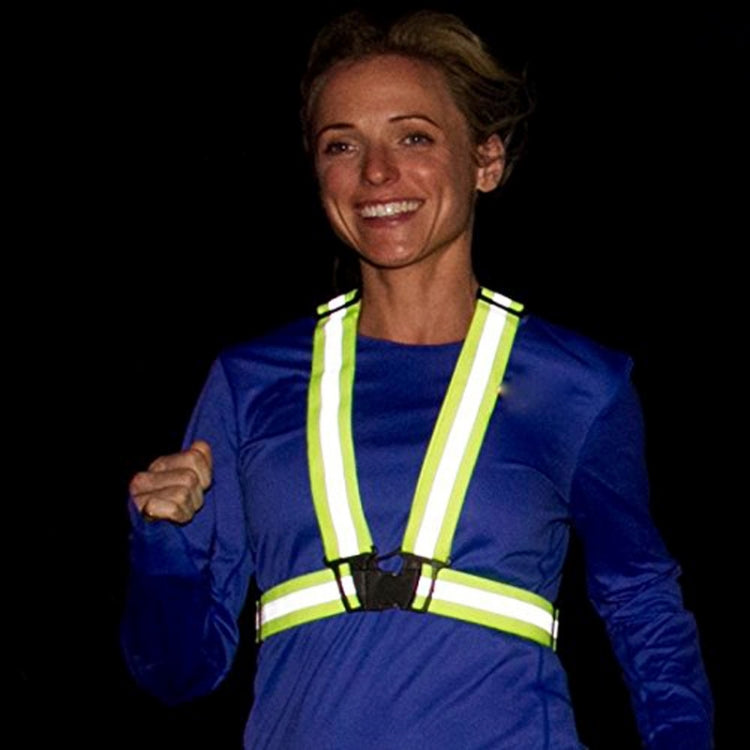 Night Riding Running Reflective Safety Vest (Neon Green) - Reflective Safety Clothing by buy2fix | Online Shopping UK | buy2fix