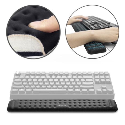 Mechanical Keyboard Wrist Rest Memory Foam Mouse Pad, Size : M (Black) - Mouse Pads by buy2fix | Online Shopping UK | buy2fix