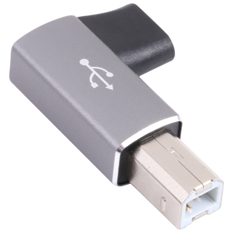 USB-C / Type C Female to USB 2.0 B MIDI Male Adapter for Electronic Instrument / Printer / Scanner / Piano (Grey) - Computer & Networking by buy2fix | Online Shopping UK | buy2fix