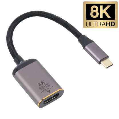 8K 60Hz HDMI Female to USB-C / Type-C Male Adapter Cable - Computer & Networking by buy2fix | Online Shopping UK | buy2fix