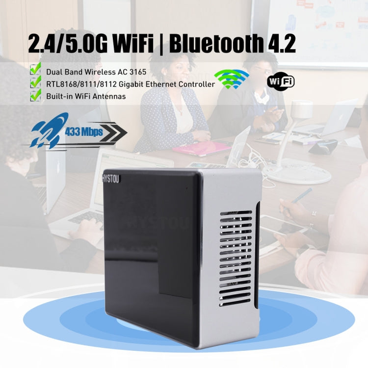 HYSTOU M5 Windows 7/8/10 / WES7/10/Linux System Mini PC, Intel Core i7-1165G7 Quad Core 8 Threads up to 4.7GHz, 32GB RAM+1TB SSD, AU Plug - Windows Mini PCs by HYSTOU | Online Shopping UK | buy2fix