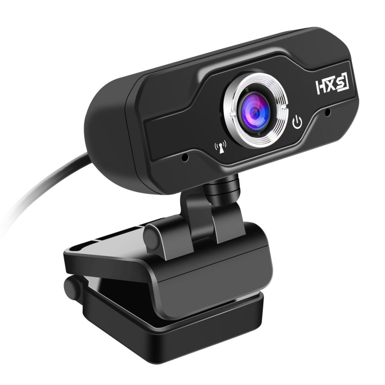 HXSJ S50 30fps 100 Megapixel 720P HD Webcam for Desktop / Laptop / Smart TV, with 10m Sound Absorbing Microphone, Cable Length: 1.4m -  by HXSJ | Online Shopping UK | buy2fix