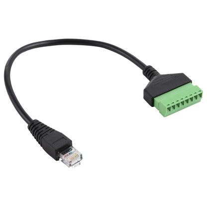 RJ45 Male Plug to 8 Pin Pluggable Terminals Solder-free USB Connector Solderless Connection Adapter Cable, Length: 30cm -  by buy2fix | Online Shopping UK | buy2fix