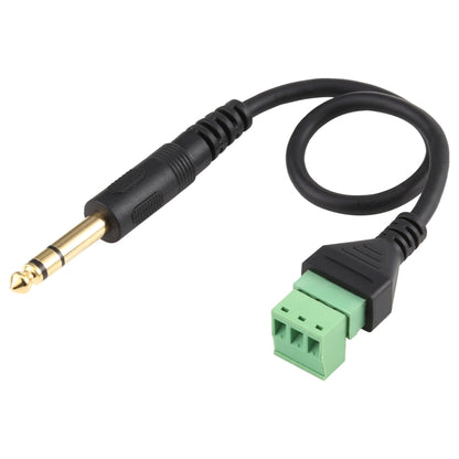 6.35mm Male to 3 Pin Pluggable Terminals Solder-free Connector Solderless Connection Adapter Cable, Length: 30cm - Microphone Audio Cable & Connector by buy2fix | Online Shopping UK | buy2fix