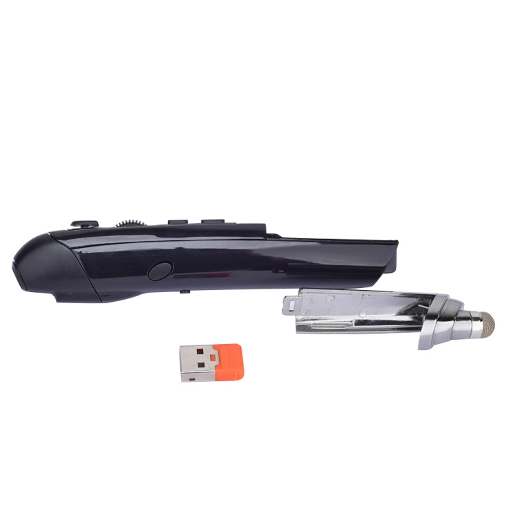 PR-08 6-keys Smart Wireless Optical Mouse with Stylus Pen & Laser Function (Black) - Computer & Networking by buy2fix | Online Shopping UK | buy2fix