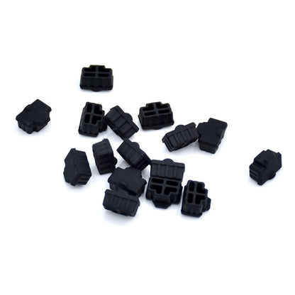20 PCS Silicone Anti-Dust Plugs for RJ45 Port(Black) - Computer & Networking by buy2fix | Online Shopping UK | buy2fix