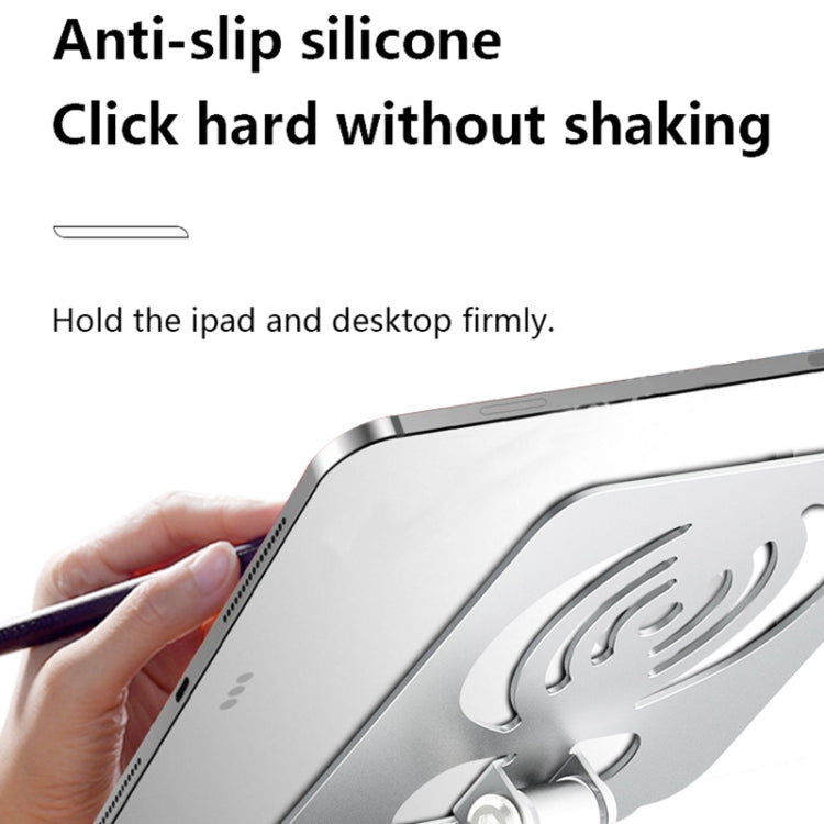 L-14 Aluminum Alloy Foldable Rotating Laptop/Tablet Stand(Grey) - Computer & Networking by buy2fix | Online Shopping UK | buy2fix