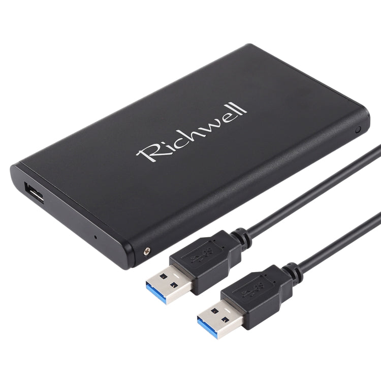 Richwell SATA R2-SATA-160GB 160GB 2.5 inch USB3.0 Super Speed Interface Mobile Hard Disk Drive(Black) - External Hard Drives by Richwell | Online Shopping UK | buy2fix