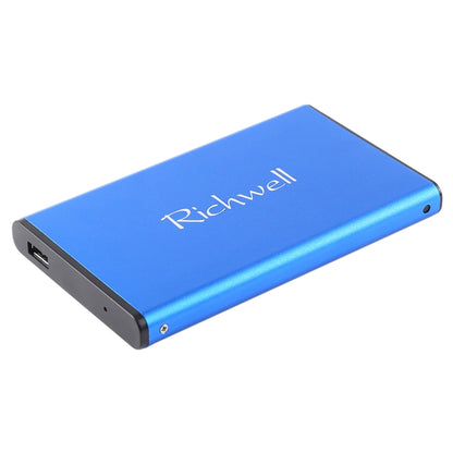 Richwell SATA R2-SATA-320GB 320GB 2.5 inch USB3.0 Super Speed Interface Mobile Hard Disk Drive(Blue) - External Hard Drives by Richwell | Online Shopping UK | buy2fix