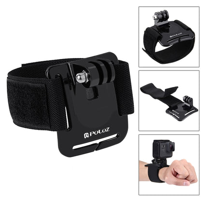 PULUZ 24 in 1 Bike Mount Accessories Combo Kits (Wrist Strap + Helmet Strap + Extension Arm + Quick Release Buckles + Surface Mounts + Adhesive Stickers + Tripod Adapter + Storage Bag + Handlebar Moun ...  for GoPro, Insta360, DJI and Other Action Cameras -  by PULUZ | Online Shopping UK | buy2fix