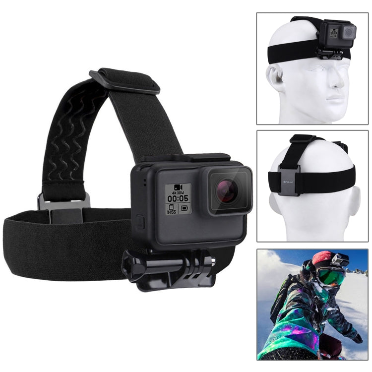 PULUZ 45 in 1 Accessories Ultimate Combo Kits with Camouflage EVA Case (Chest Strap + Suction Cup Mount + 3-Way Pivot Arms + J-Hook Buckle + Wrist Strap + Helmet Strap + Surface Mounts + Tripod Adapte ...  for GoPro, Insta360, DJI and Other Action Cameras -  by PULUZ | Online Shopping UK | buy2fix