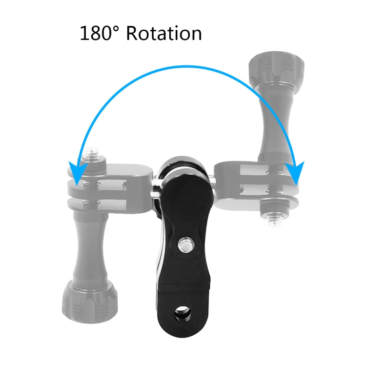 PULUZ CNC Aluminum Ball Joint Mount with 2 Long Screws for GoPro Hero11 Black / HERO10 Black /9 Black /8 Black /7 /6 /5 /5 Session /4 Session /4 /3+ /3 /2 /1, DJI Osmo Action and Other Action Cameras(Black) - DJI & GoPro Accessories by PULUZ | Online Shopping UK | buy2fix