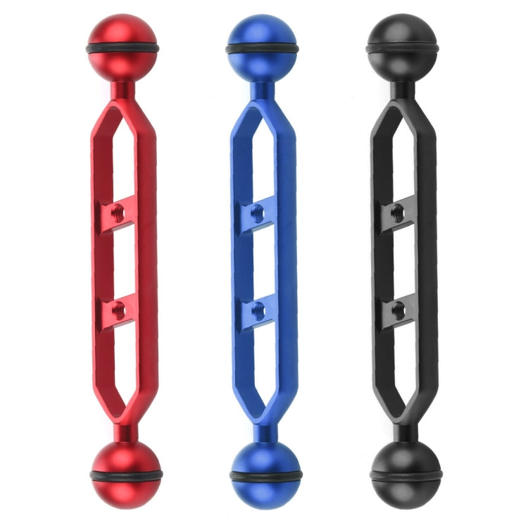 PULUZ 7.0 inch 17.7cm Aluminum Alloy Dual Balls Arm, Ball Diameter: 25mm(Red) - Camera Accessories by PULUZ | Online Shopping UK | buy2fix