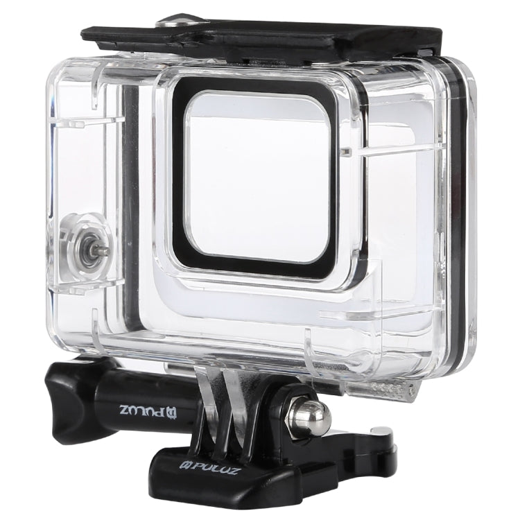 PULUZ 45m Underwater Waterproof Housing Diving Case for GoPro HERO7 Silver / HERO7 White, with Buckle Basic Mount & Screw(Transparent) - Waterproof Cases by PULUZ | Online Shopping UK | buy2fix