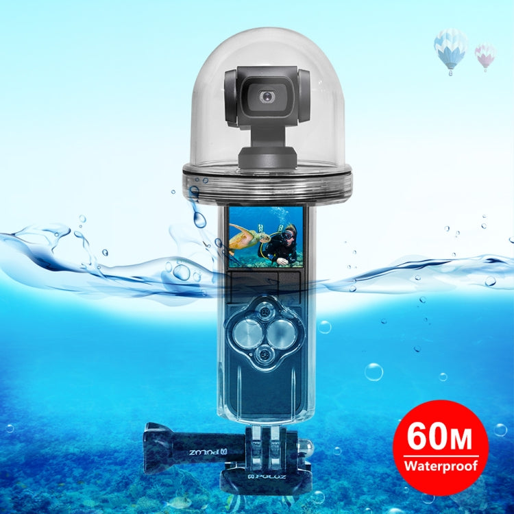 PULUZ 60m Underwater Waterproof Housing Diving Case Cover for DJI Osmo Pocket - Case & Bags by PULUZ | Online Shopping UK | buy2fix